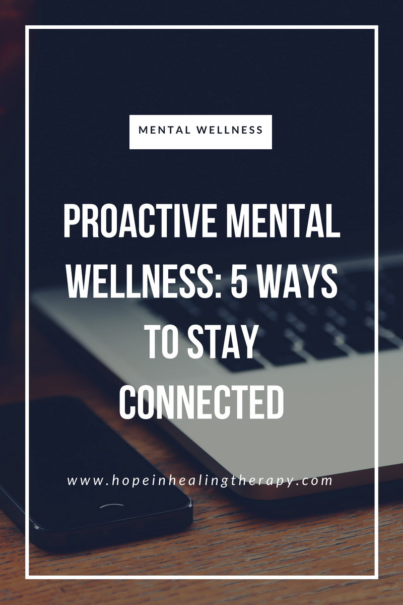 Proactive Mental Wellness Hope in Healing